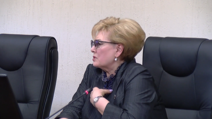 Председатель городской думы Краснодара Вера Галушко. Фото: ГорДума Краснодара / YouTube