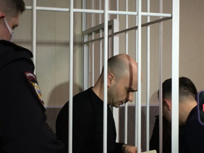 Андрей Пивоваров во время судебного заседания. Фото: «Протокол»